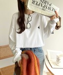 tシャツ 後ろ姿も、抜かりなく。胸刺繍 シルケ...の詳細画像4