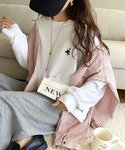 tシャツ 後ろ姿も、抜かりなく。胸刺繍 シルケ...の詳細画像2