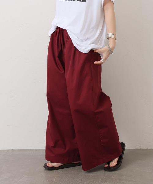 JOURNAL STANDARD LUXE パンツ 「追加」ツイル タックパンツ