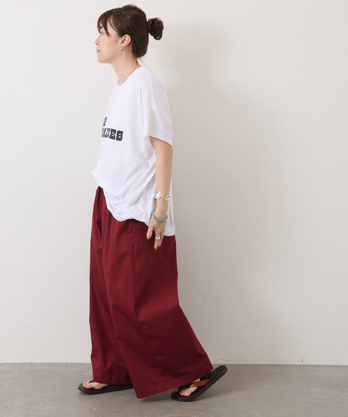 JOURNAL STANDARD LUXE パンツ 「追加」ツイル タックパンツ
