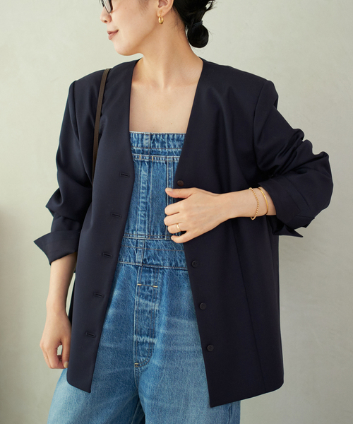 plage（プラージュ） ジャケット ノーカラージャケット WO SE SH