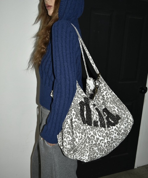 DAIYA（ダイヤ） トートバッグ d.i.a.ロゴプリントレオパードトート