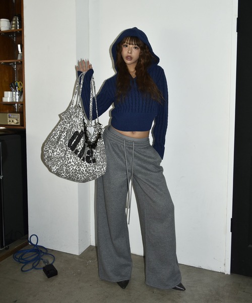 DAIYA（ダイヤ） トートバッグ d.i.a.ロゴプリントレオパードトート