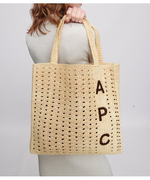 【新品未使用】A.P.C. ベージュキャンバストートバッグ A.P.C. トートバッグ TOTE JUNE レディース : ZOZOTOWN Yahoo!店