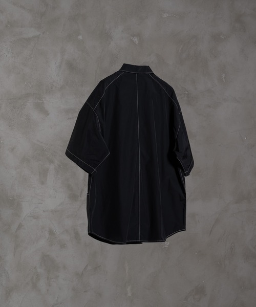 「ADRER」 半袖シャツ X-SMALL ブラック メンズ_画像3