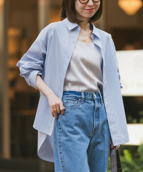 「NOBLE」 長袖シャツ FREE ブルー レディース