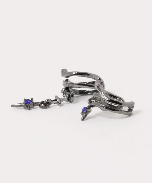 MASHIRO イヤーカフ 「MASHIRO」ブルースターダストドロップイヤーカフ