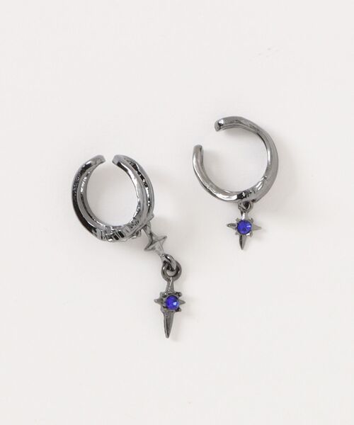 MASHIRO イヤーカフ 「MASHIRO」ブルースターダストドロップイヤーカフ
