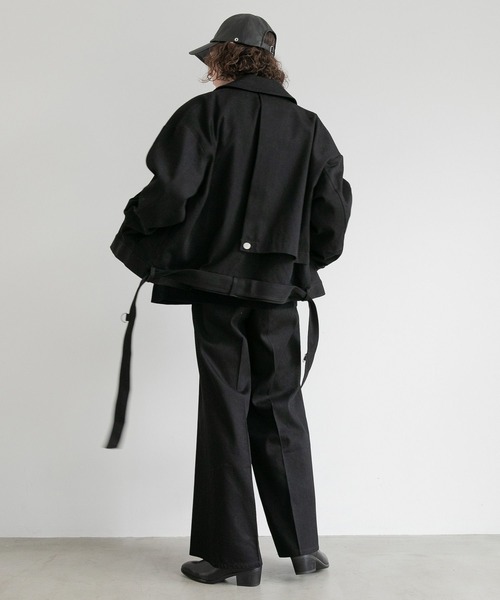 HARE デニムパンツ HARE 「HARE」 デニムパンツ SMALL ネイビー メンズ : ZOZOTOWN