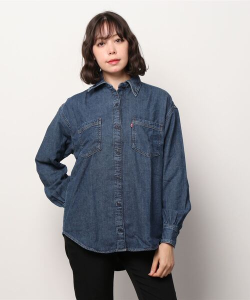 Levi's ダークブルー デニムシャツ 長袖 楽天市場】CHROME HEARTS MEDIUM BLUE DENIM SHIRT クロムハーツ