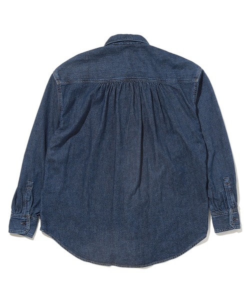 Levi's ダークブルー デニムシャツ 長袖 SILVER TAB Levi's リーバイス ジャクソンワーカーシャツ メンズ