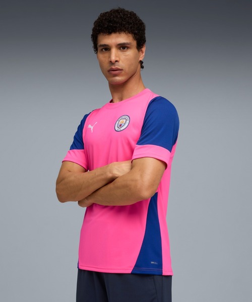マンチェスター・シティ PUMA シャツ M バーガンディ 新品タグ付き PUMA（プーマ） tシャツ メンズ マンチェスターシティ FC トレーニング