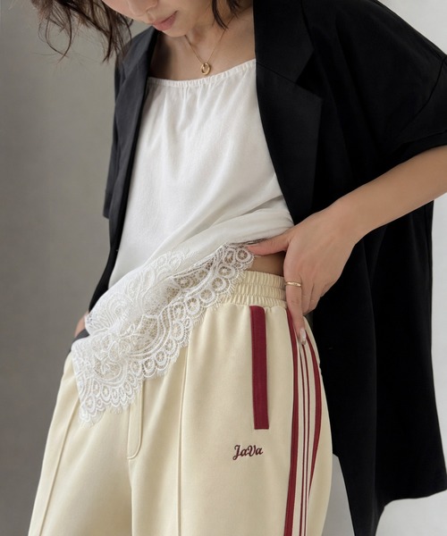 Java ワイドパンツ パンツ 「「アイボリー」10月上旬再入荷！予約受付