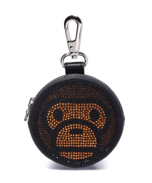 A BATHING APE 「A APE」 コインケース FREE ブラック