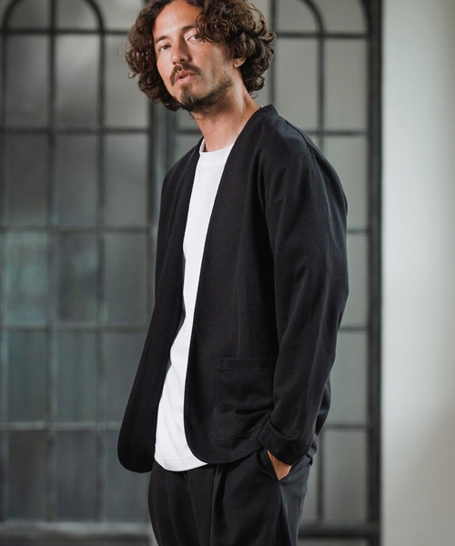 Magine（マージン） ジャケット ノーカラージャケット mj10908-Surf