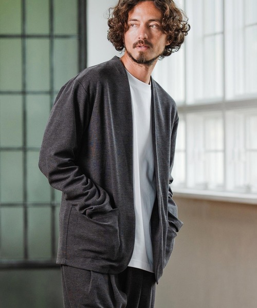 Magine（マージン） ジャケット ノーカラージャケット mj10908-Surf