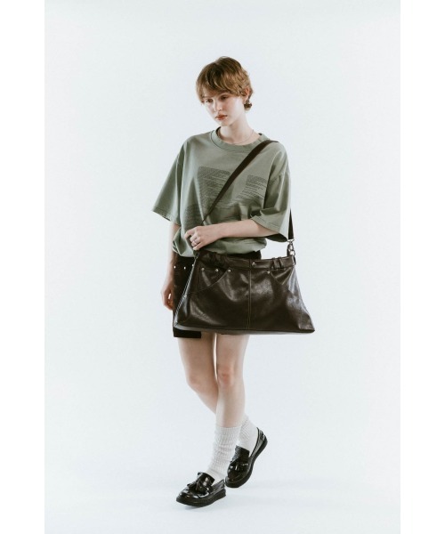 ショルダーバッグ Knuth Marf minimal pochette Knuth Marf（クヌースマーフ） ショルダーバッグ バッグ leather denim