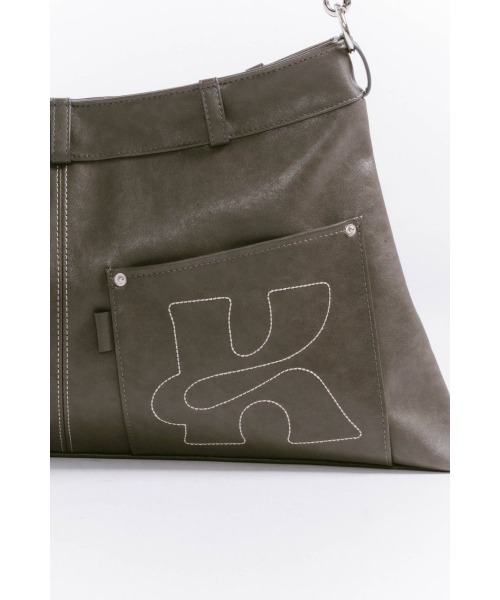 ショルダーバッグ Knuth Marf minimal pochette Knuth Marf（クヌースマーフ） ショルダーバッグ バッグ leather denim