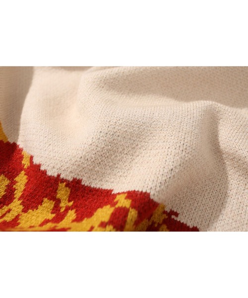 「HOOK」 ノースリーブニット X-LARGE イエロー メンズ