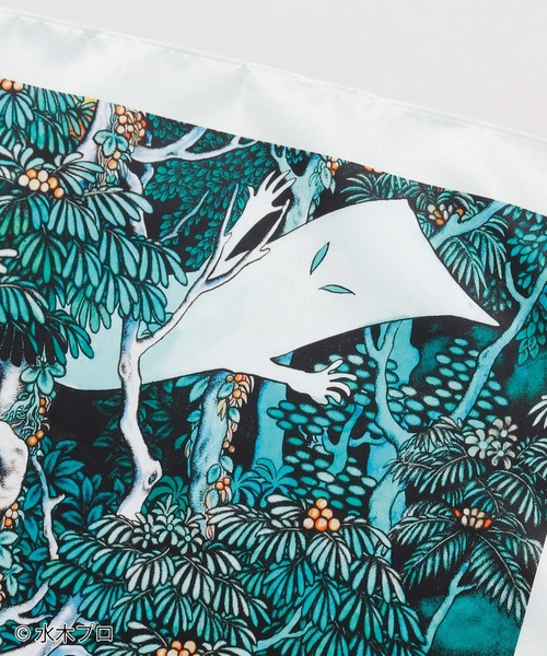 カヤ スカーフ バンダナ 「水木しげる」撥水風呂敷 レディース メンズ