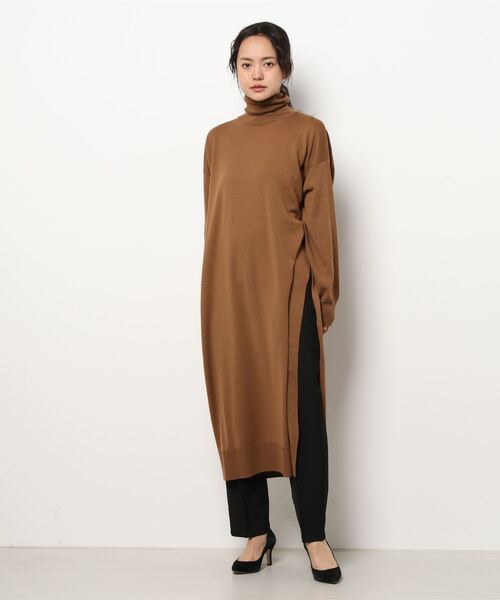 ROPE' PICNIC（ロペ ピクニック） ニットワンピース 38 キャメル