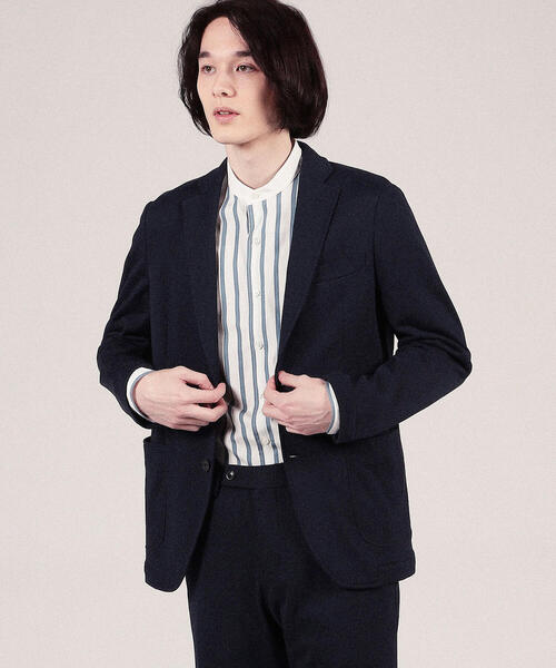 【ボリオリ】テーラードジャケット 46 ネイビー 中古・古着通販】BOGLIOLI (ボリオリ) テーラードジャケット ネイビー