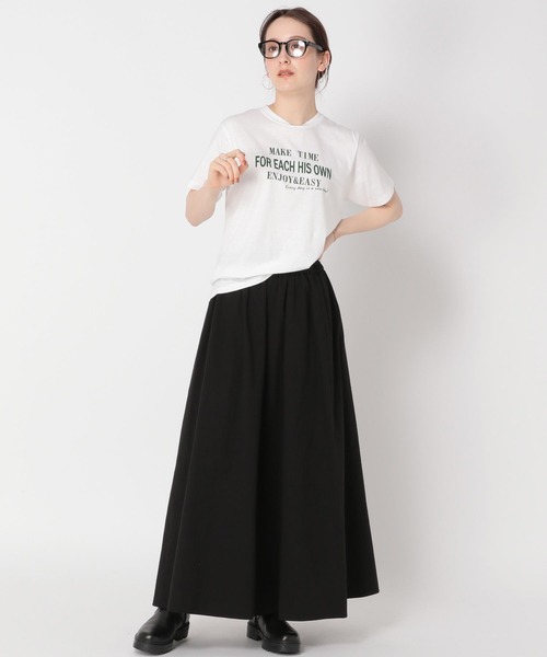 「BABYLONE」 半袖Tシャツ フリー ブラウン レディース_画像2