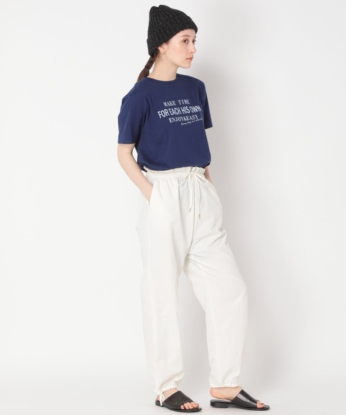 「BABYLONE」 半袖Tシャツ フリー ブラウン レディース_画像8