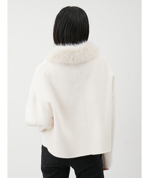 Mila Owen（ミラオーウェン） コート チェスターコート 2wayファー