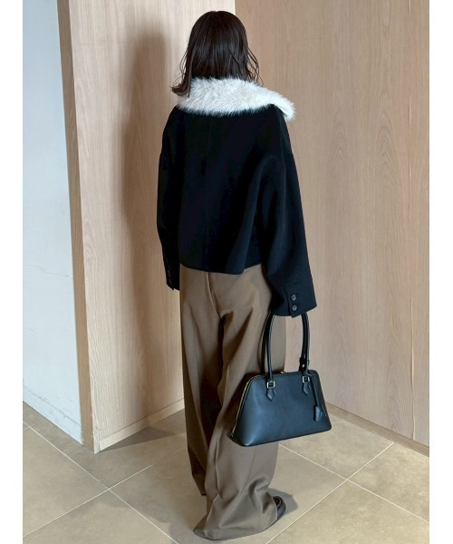 Mila Owen（ミラオーウェン） コート チェスターコート 2wayファー