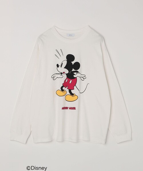 Disney（ディズニー） tシャツ SHIPS any: /ミッキーマウス/ サイン