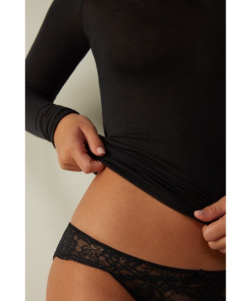 「Intimissimi」 長袖カットソー M アイボリー レディース