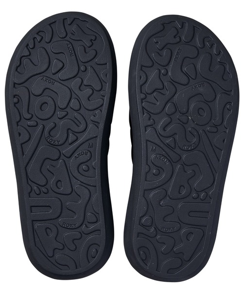 「ROXY」 ビーチサンダル MEDIUM ブラック レディース_画像6