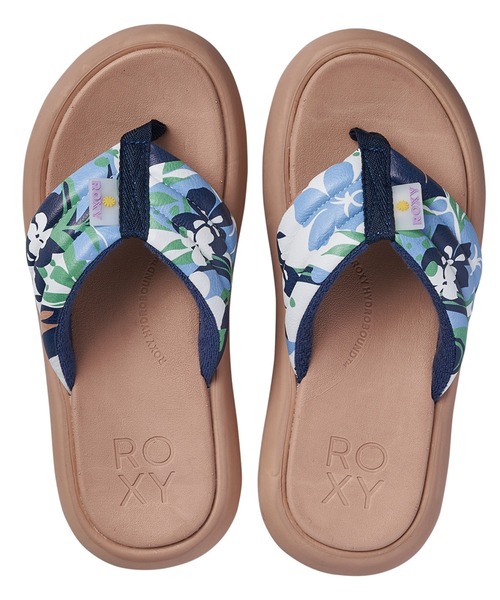 「ROXY」 ビーチサンダル MEDIUM ブラック レディース_画像8