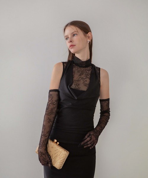 Leja（レジャ） ドレス 「LEJA LUXE」2WAYシアーレースグローブ