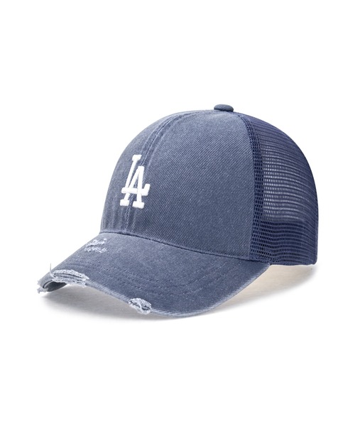 MLB Korea キャップ 帽子 MLB KOREA-ダメージウォッシュ・メッシュ