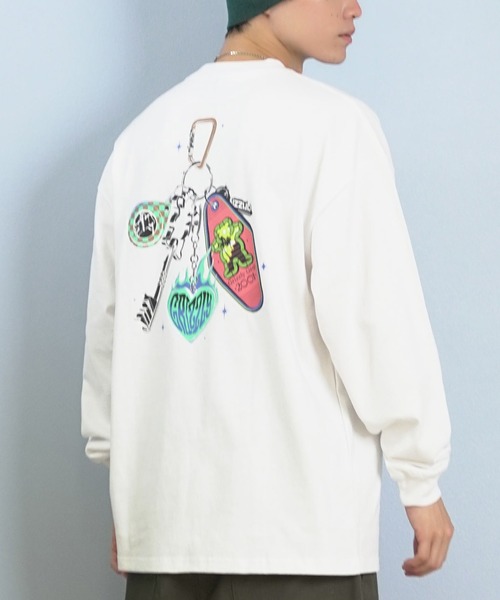 GRIZZLY（グリズリー） tシャツ 長袖Tシャツ/ロンT バックプリント