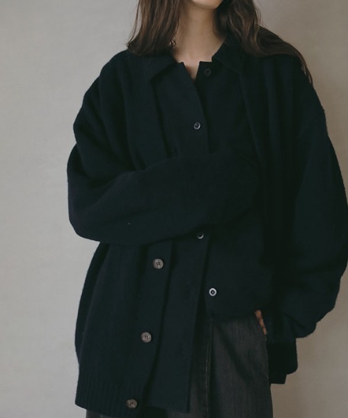 ETRE TOKYO（エトレトウキョウ） カーディガン ミドルゲージVネック