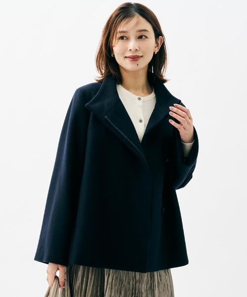 UNTITLED コート アウター 「着回しが効く/オンオフアウター」ウール
