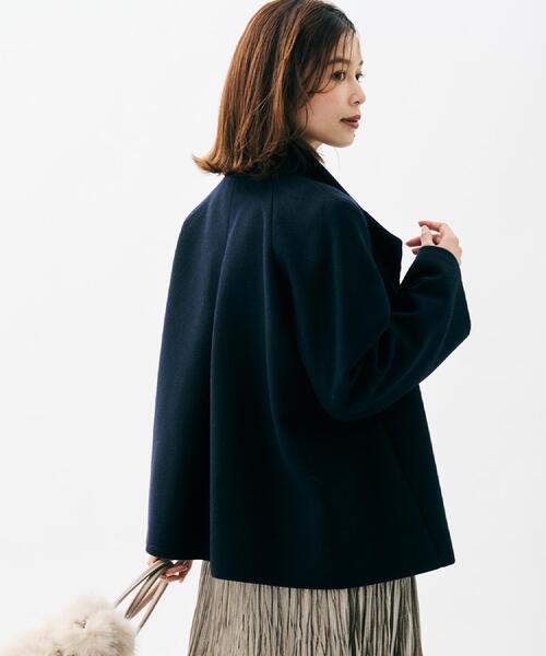 UNTITLED コート アウター 「着回しが効く/オンオフアウター」ウール