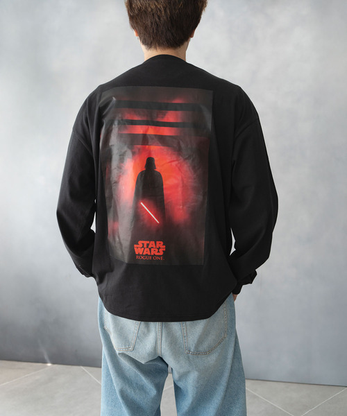 STAR WARS tシャツ スター・ウォーズ ローグワン ロングTシャツ ダース
