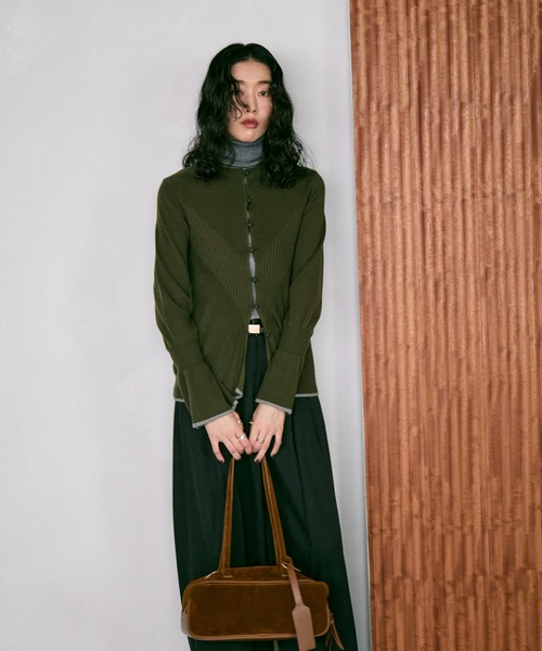 ショルダーバッグ バッグ Soft suede shoulder bag / ソフトスエード