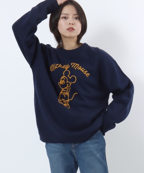 Disney(ディズニー) ニット セーター キャラクタージャガードニット Disney(ディズニー) ニット セーター キャラクタージャガードニット
