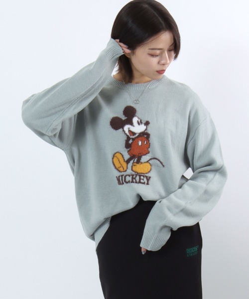 Disney（ディズニー） ニット セーター キャラクタージャガードニット