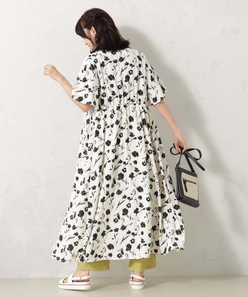 「FOUND GOOD」 半袖ワンピース M ブラック レディース_画像2