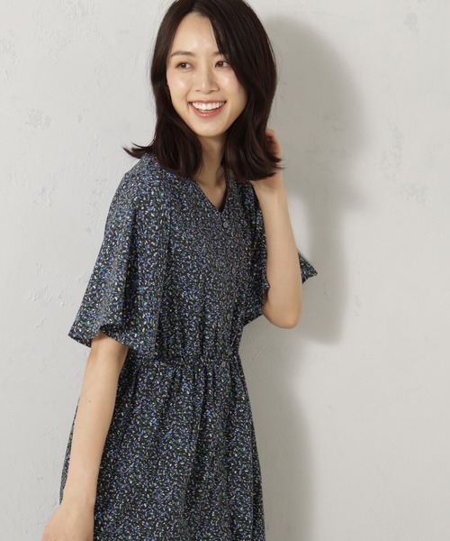 「FOUND GOOD」 半袖ワンピース M ブラック レディース_画像8