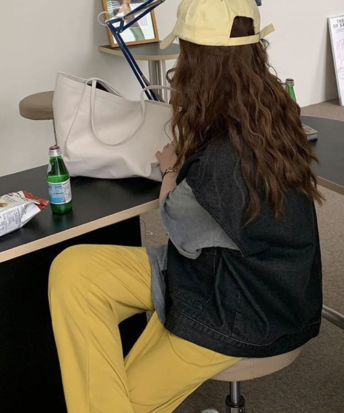 「meJane」 デニムジャケット FREE ブルー レディース_画像3