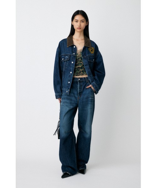 MOUSSY（マウジー） デニムジャケット gジャン BP/MS OVER DENIM