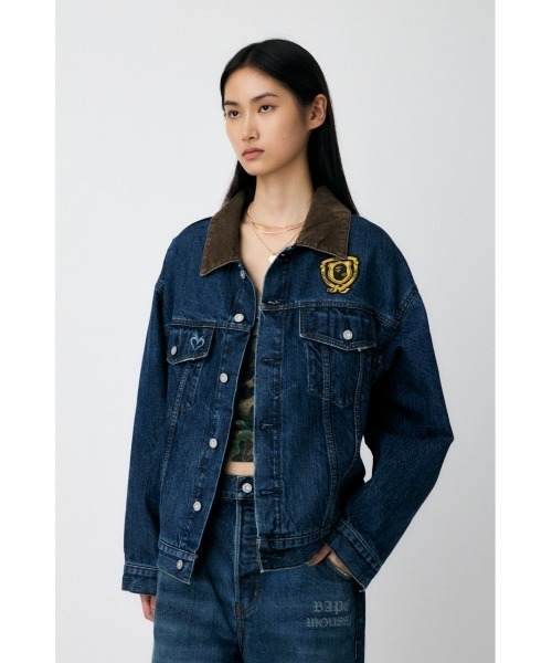 MOUSSY（マウジー） デニムジャケット gジャン BP/MS OVER DENIM
