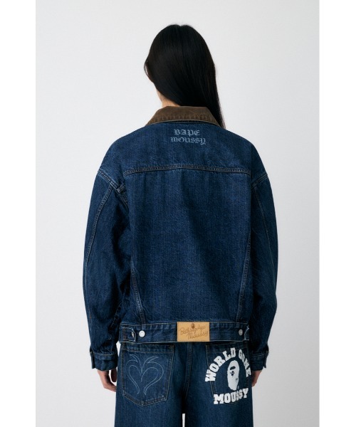 【MOUSSY】デニムジャケット Gジャン オーバーサイズ FREE MOUSSY（マウジー） デニムジャケット gジャン BP/MS OVER DENIM